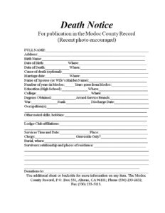 Death Notices